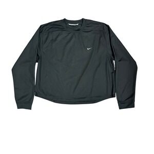 Nike Mens‎ Long Sleeve Pullover Training Top Black XXL